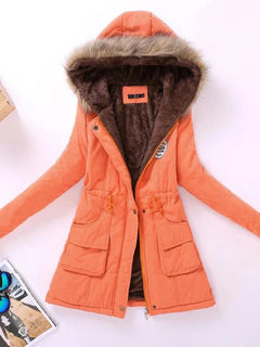 Zephyra - Die kuscheligste und bequemste Jacke mit Fleece in Orange