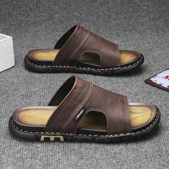 Bruno | Herren Komfort Sandalen in Braun