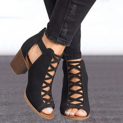 Sandalen Mailand - Handwerkskunst Kollektion in Schwarz
