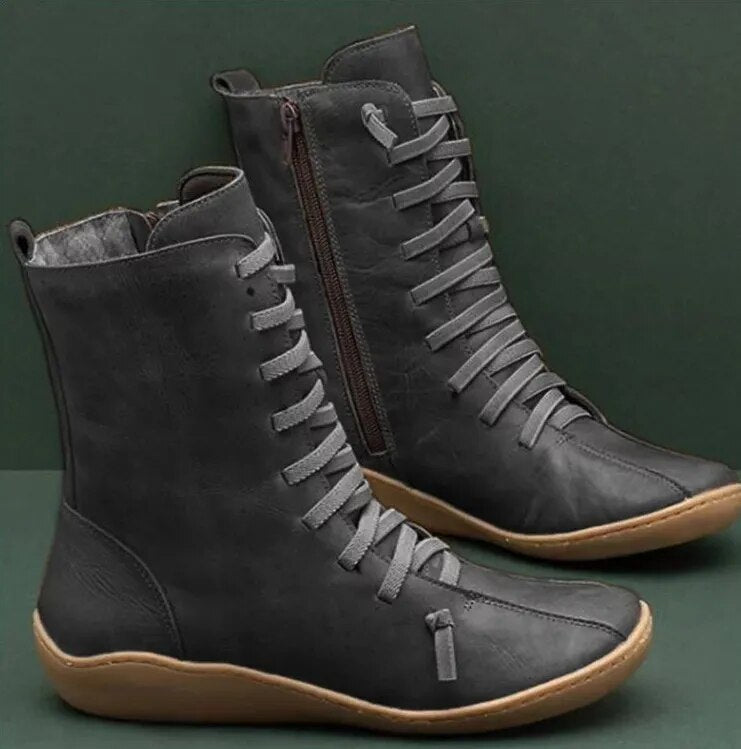 Sibylle - Winterstiefel Aus Naturleder
