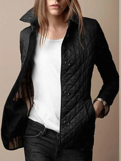Alexa - Elegante Seidenjacke in Schwarz