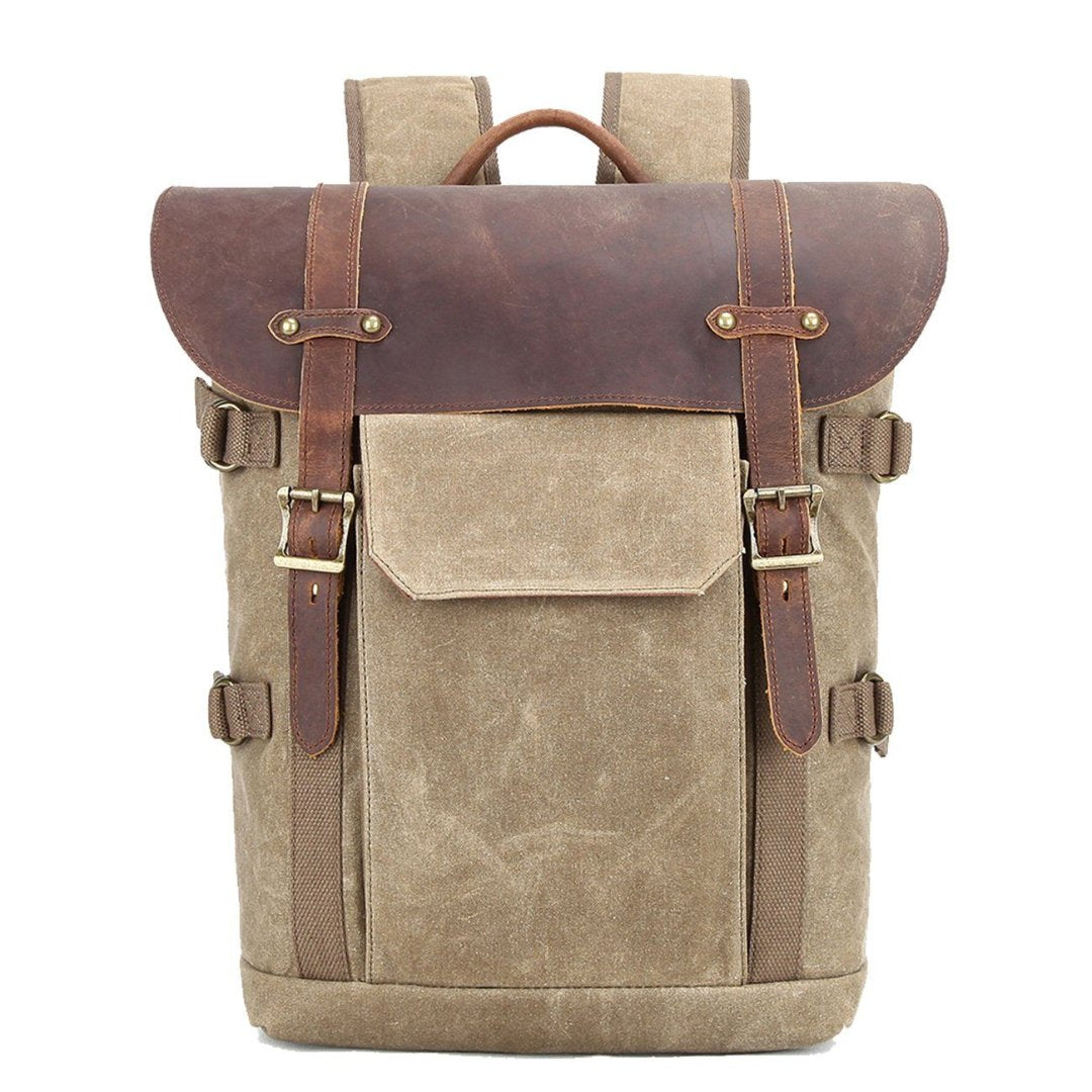 Huxley - Vintage-Kameratasche - Robustes Batik-Canvas