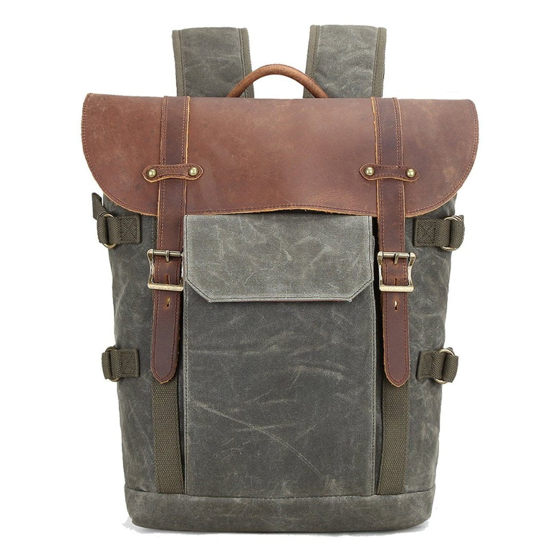 Huxley - Vintage-Kameratasche - Robustes Batik-Canvas