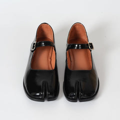 Aurora® | Martha Leder Mary Janes in Schwarz