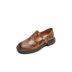 Verda - Eleganter Leder-Schuh in Braun