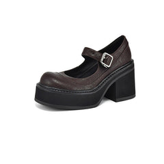 Lena® | Pela Lederpumps in Braun