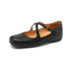 Stella® | Edith Leder Mary Janes in Schwarz