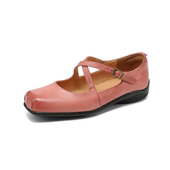 Stella® | Edith Leder Mary Janes in Rosa