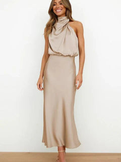 Bianca | Cocktailklänning in Beige