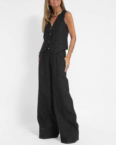 Damen Lässig Zweiteiliges Set | Sommer