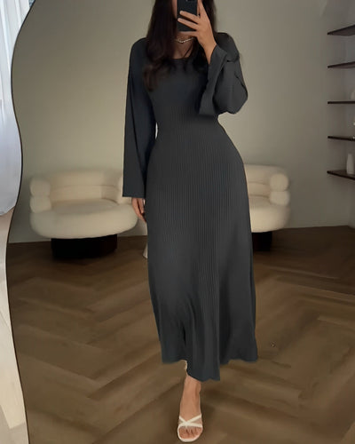 Alina™ - Elegante Gebreide Maxi Jurk