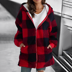 YARA – Modischer, gemütlicher Pullover für Damen in Rot