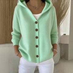 Éliane™ | Weicher Herbst-Strickcardigan in Grün (Begrenzter Vorrat)