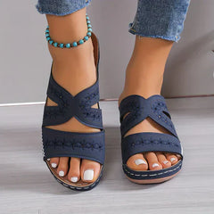 Morgan® | Orthopädische Sandalen in Blau