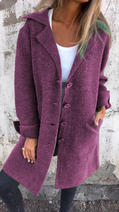ADELHEID™ | LANGER CARDIGAN in Viola