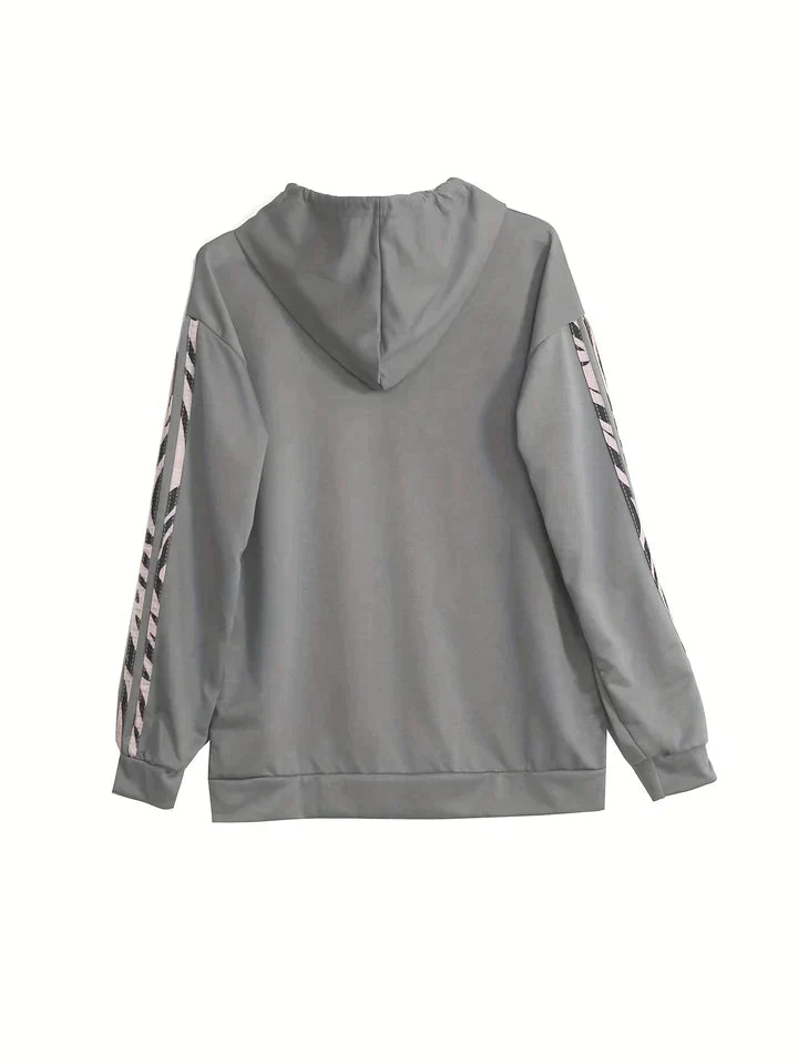 Kapuzenpulli und Hosen-Set für Frauen