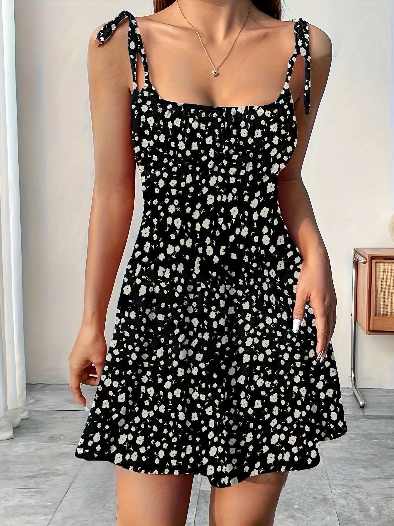 Vera - Rotes Sommerkleid Mit Trägern