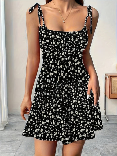 Vera - Rotes Sommerkleid Mit Trägern