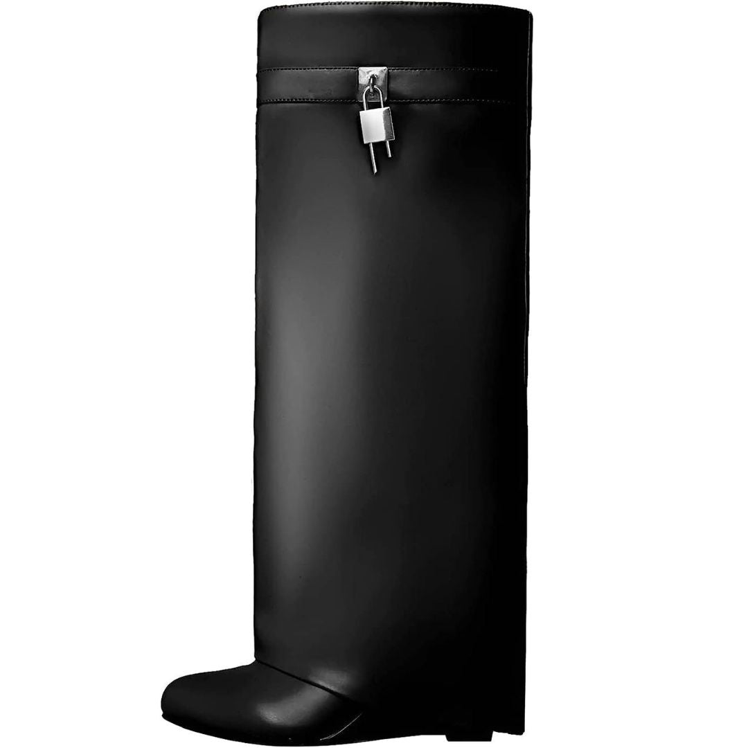 Modische Damenstiefel aus Leder - Alexia