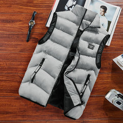 Elegante gesteppte Winterweste - Edgar in Grau
