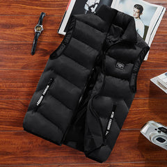 Elegante gesteppte Winterweste - Edgar in Schwarz