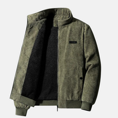 Elegante Herren-Cordjacke - Justian in Grün