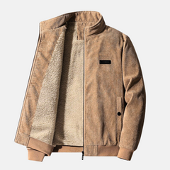 Elegante Herren-Cordjacke - Justian in Beige