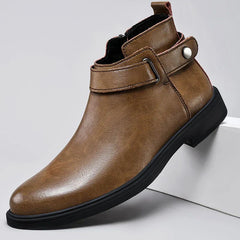 Elegante Herrenstiefel aus Leder - Hubert in Braun