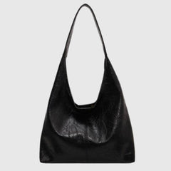 Leder Tragetasche für Frauen - Heike in Schwarz