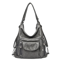 Elegante modische Handtasche für Damen | Groß in Grau