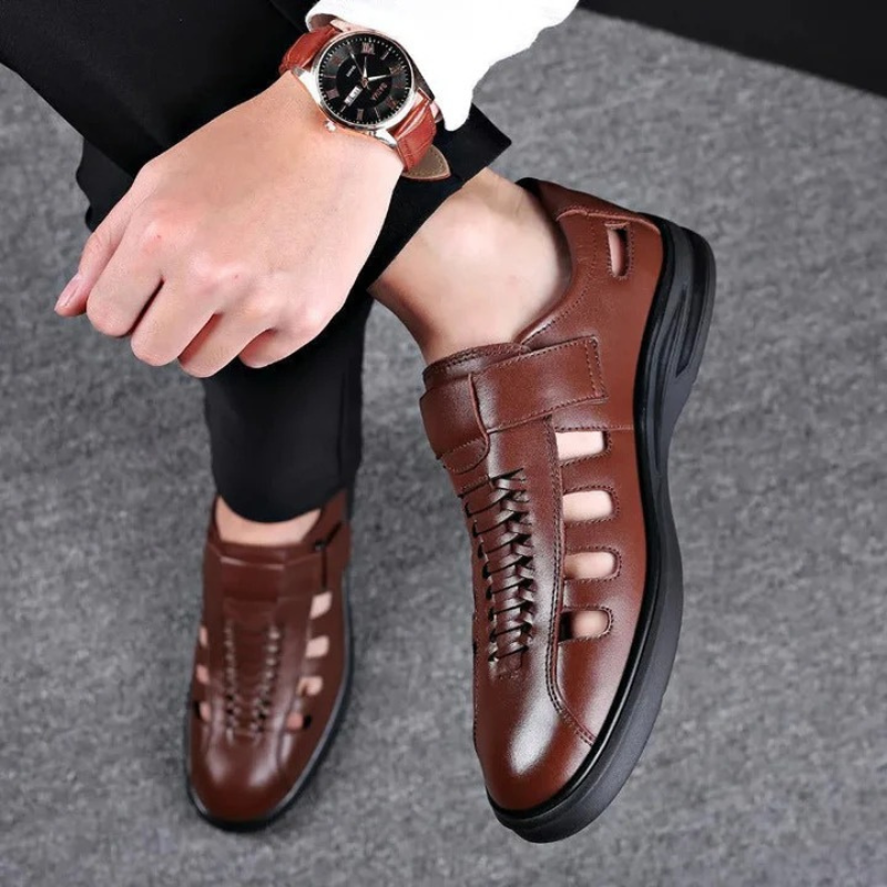 Elegante stützende Sandalen für Herren | Bequeme