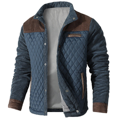 Elegante warme Winterjacke - Marko in Kaffe Blau