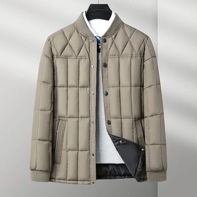 Elegante Winter-Daunenjacke aus Seide für Herren - Josef