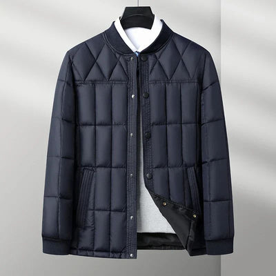 Elegante Winter-Daunenjacke aus Seide für Herren - Josef