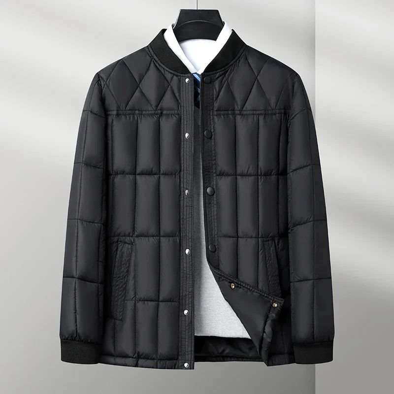 Elegante Winter-Daunenjacke aus Seide für Herren - Josef