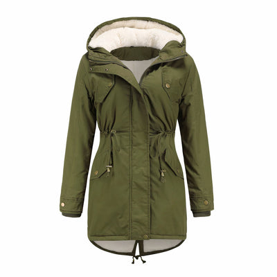 Elegante Winterjacke mit Kapuze für Frauen - Carlotta