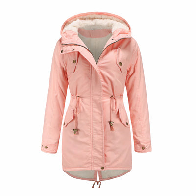 Elegante Winterjacke mit Kapuze für Frauen - Carlotta