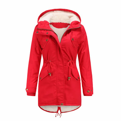 Elegante Winterjacke mit Kapuze für Frauen - Carlotta
