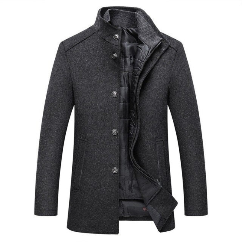 Eleganter Business-Mantel für Herren | Warme