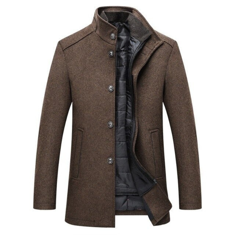 Eleganter Business-Mantel für Herren | Warme
