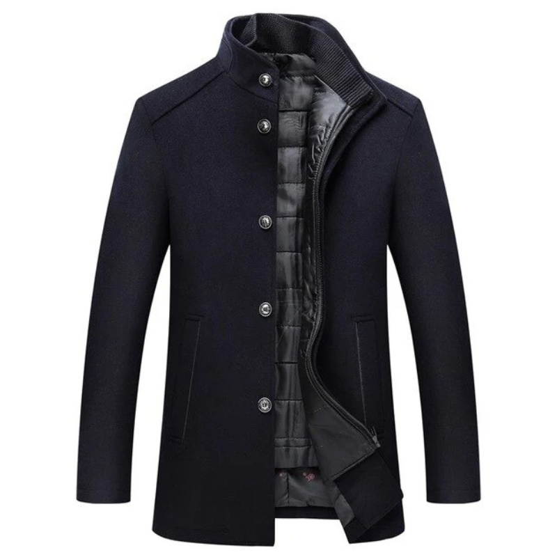 Eleganter Business-Mantel für Herren | Warme