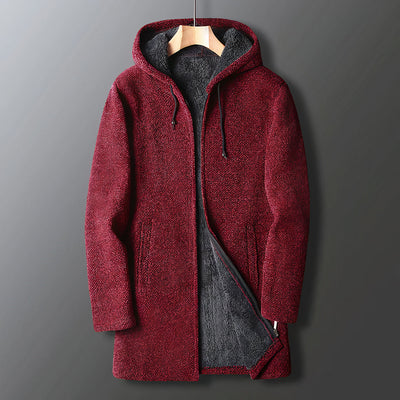 Eleganter warmer Herren-Fleece-Mantel - Torben