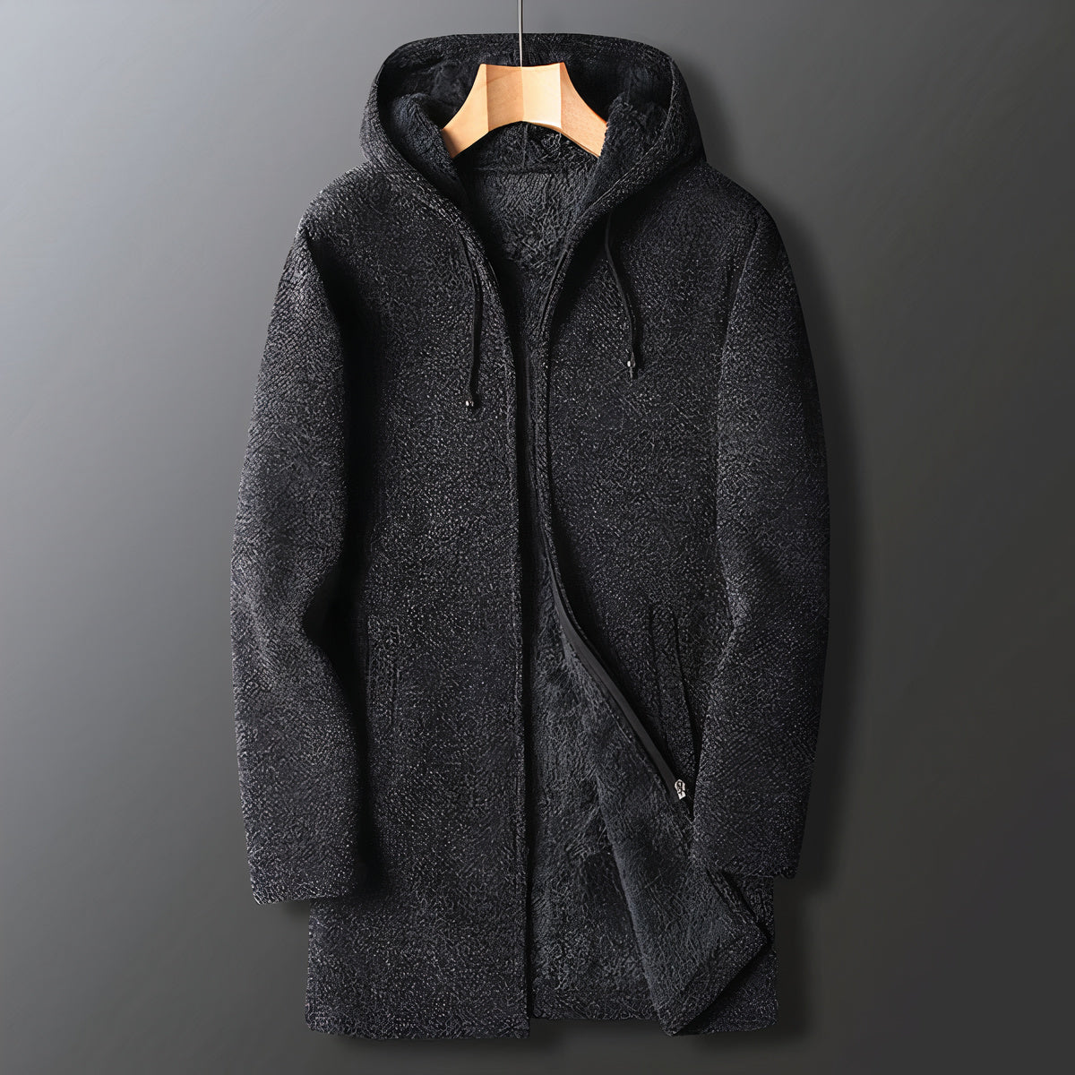 Eleganter warmer Herren-Fleece-Mantel - Torben