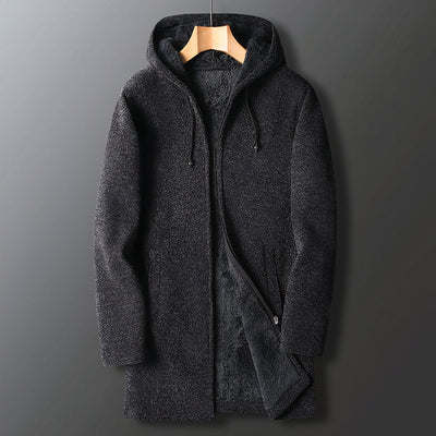Eleganter warmer Herren-Fleece-Mantel - Torben