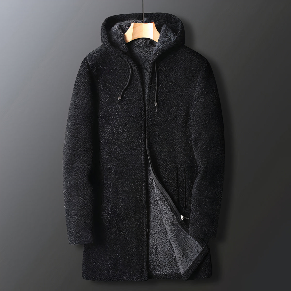 Eleganter warmer Herren-Fleece-Mantel - Torben