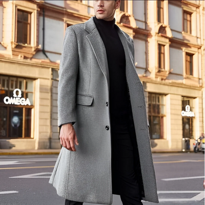 Eleganter klassischer Herrenmantel | Herbst