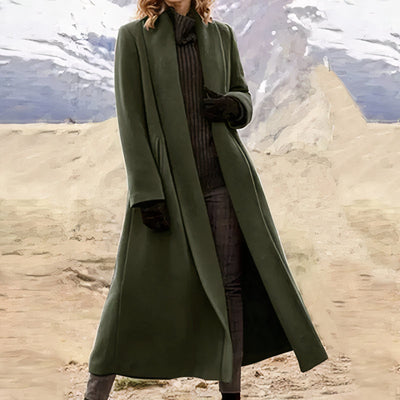 Eleganter langer Wintermantel für Damen - Nyssa