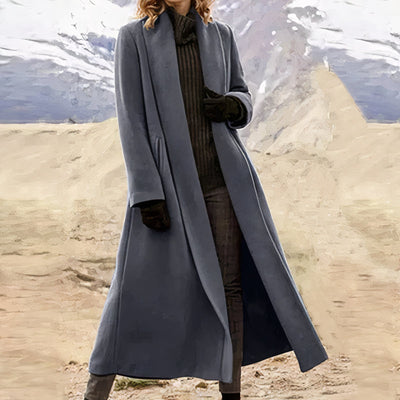 Eleganter langer Wintermantel für Damen - Nyssa