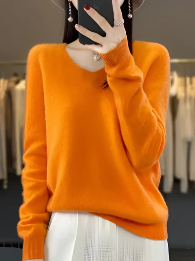 Eleganter Luxus-Pullover für Damen | Warmer