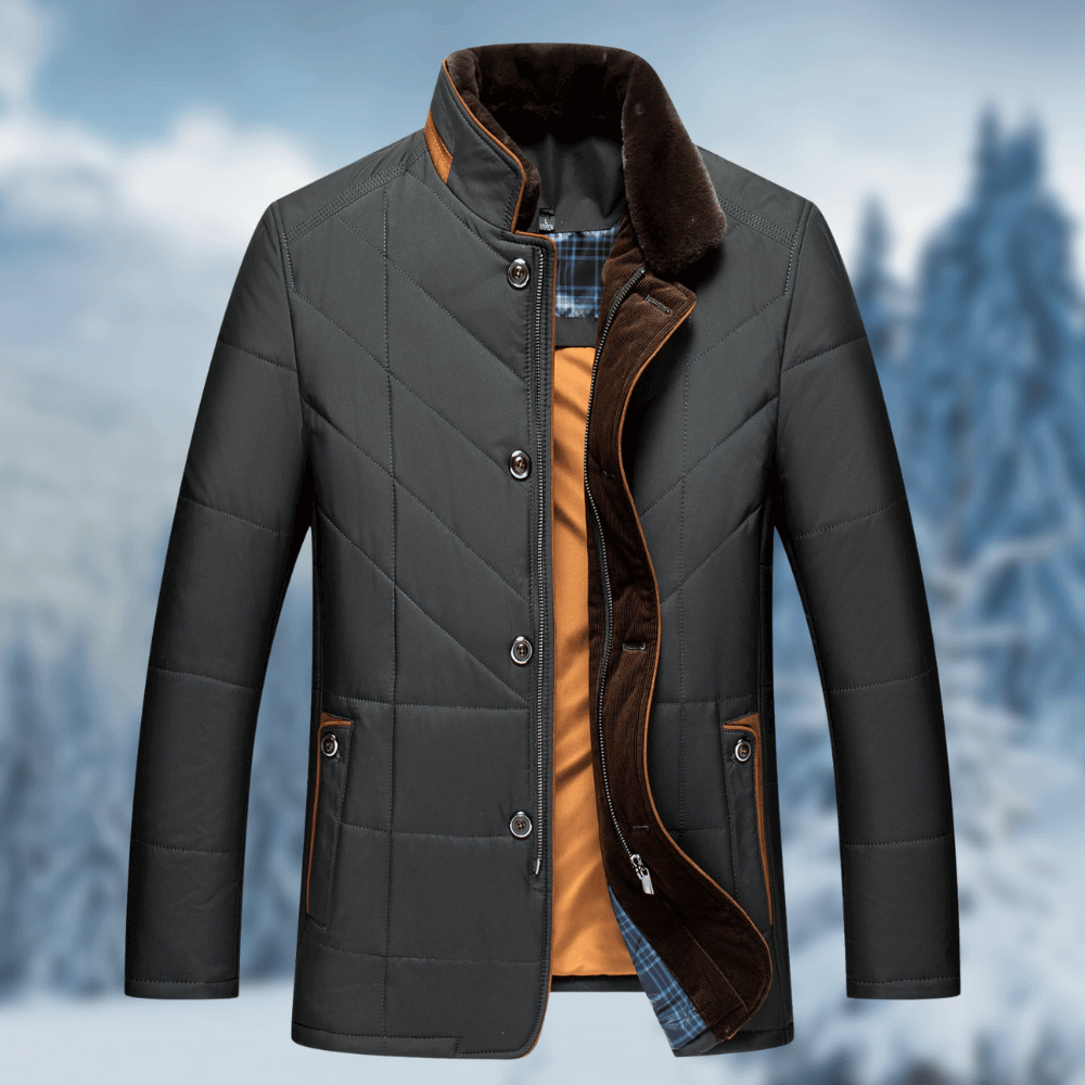 Eleganter warmer Wintermantel für Männer - Tobias